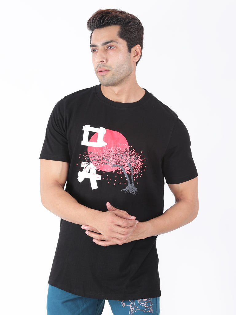 TIE DIE T-SHIRT BLACK