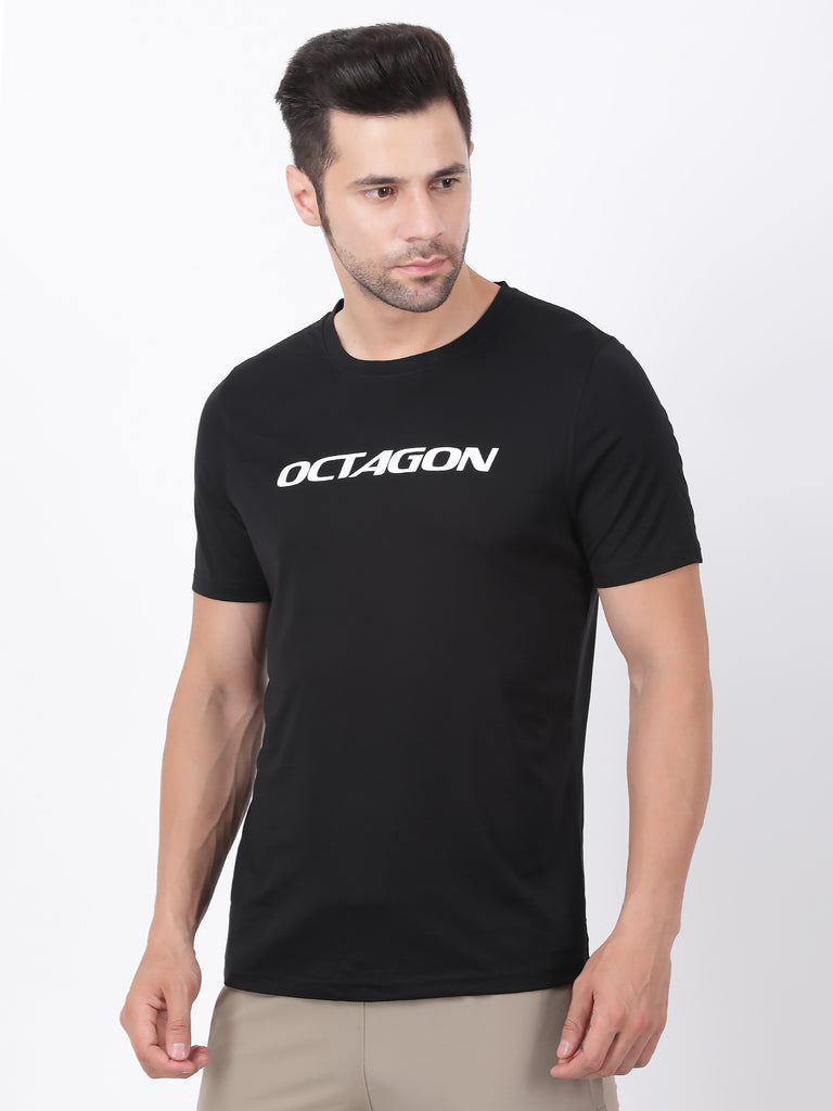 OCTAGON AIRSET BLACK T-SHIRT