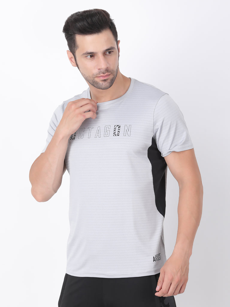 OCTAGON AIRSET GREY T-SHIRT