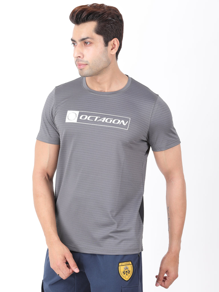 OCTAGON AIRSET T-SHIRT GREY