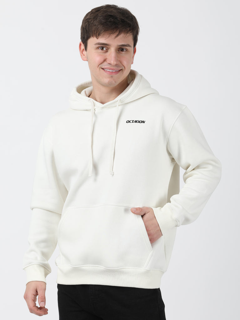 EMBROIDERED SOLOFLY HOODIE OFFWHITE