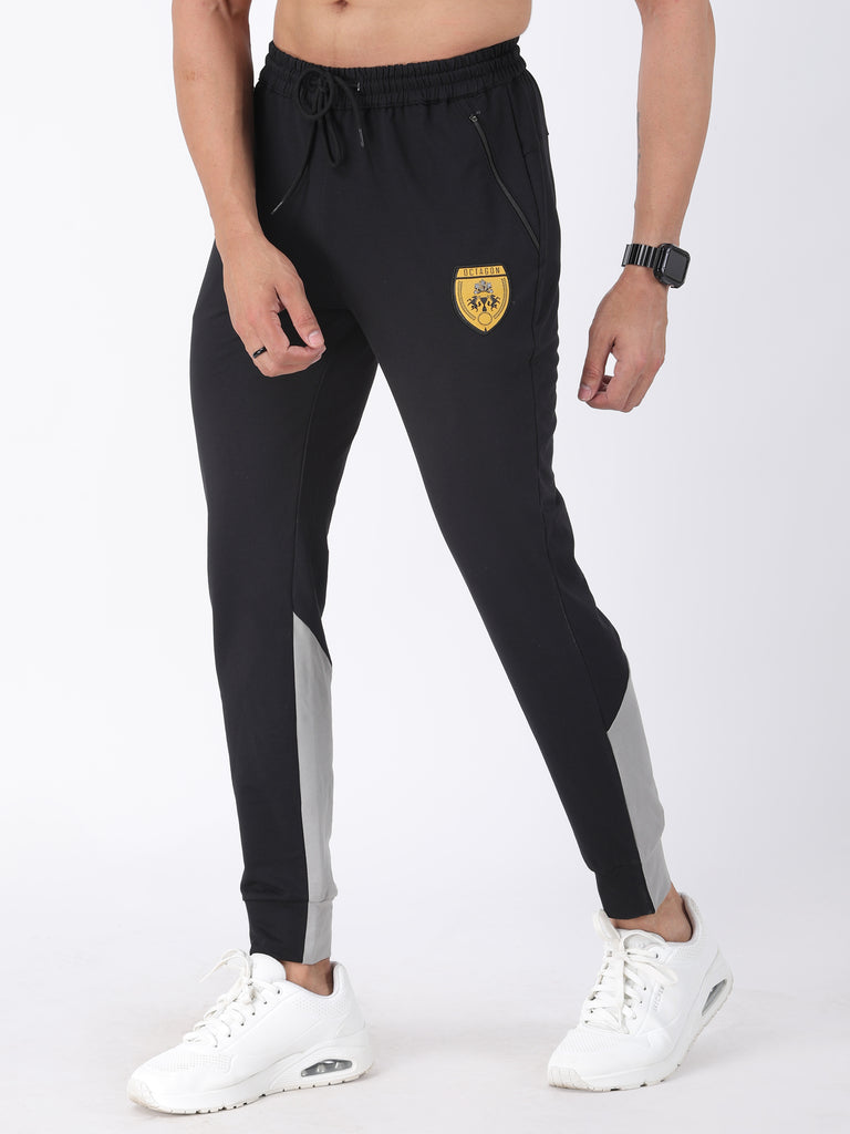 OCTAGON JOGGERS GREY BLACK MESH